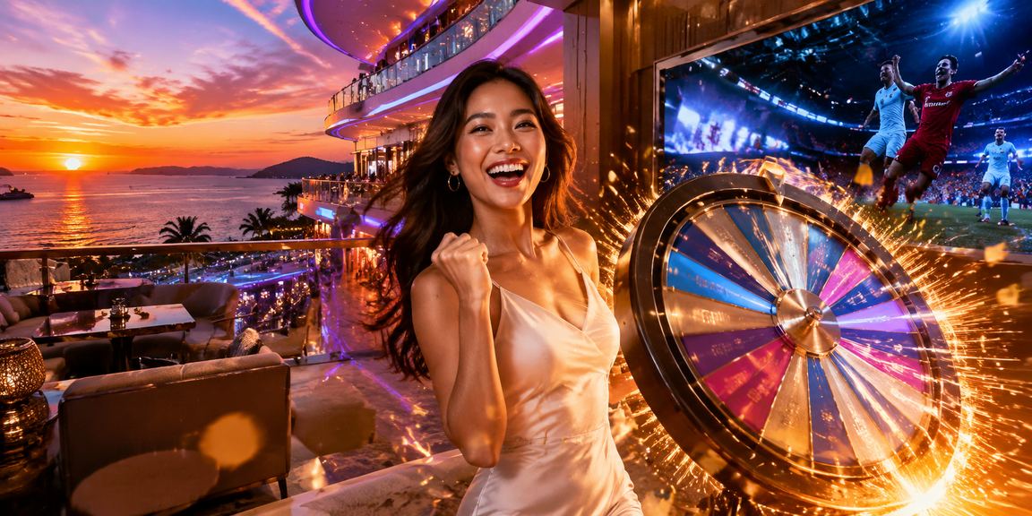 Meja roulette di kasino Kota Kinabalu dengan suasana permainan yang rancak